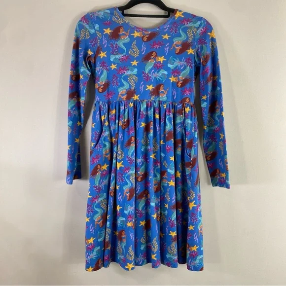 Hanna Anderson‎ x Disney Live-Action Cartoon Ariel Little Mermaid Dress Sz 12 - Picture 5 of 13